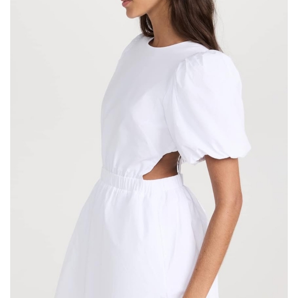 English Factory Women's Cut-Out Poplin Mini Dress - Picture 4 of 6